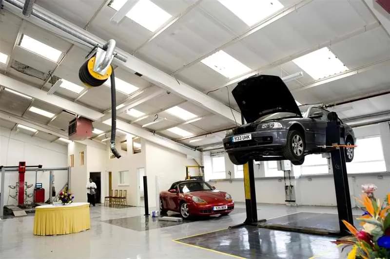 Auto City workshop floor